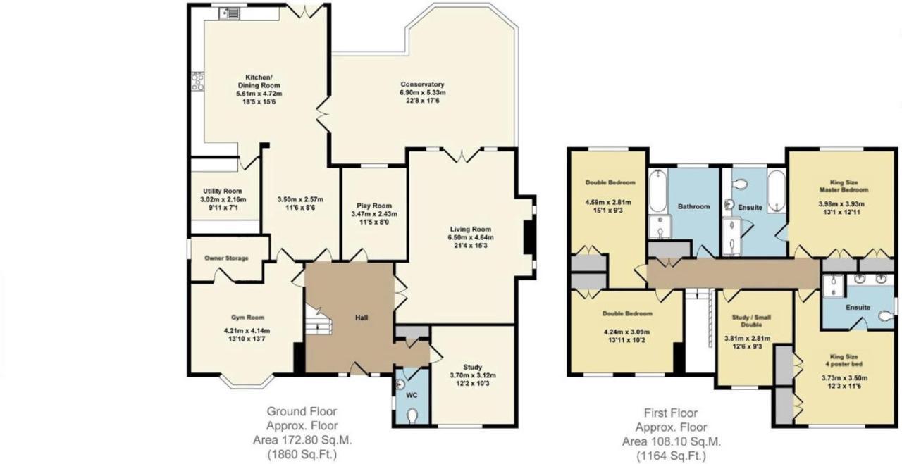 5 Bedroom 4 Bathroom Gym Playroom Country Home Leamington Spa Kültér fotó